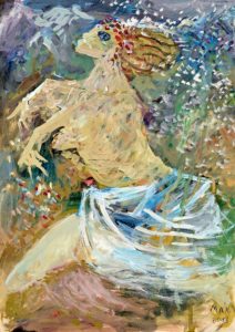 Galerie kunst und eros, Maria Adler-Krafft · Winter vertreibt den Frühling
