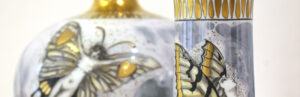Galerie kunstunderos, Sommersalon, Lovelies Butterflies, Janett Noack, Porzellanmalerei